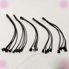 PC ファン ケーブル 27cm 5 個 4 ピン Molex オス