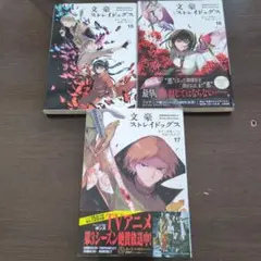 文豪ストレイドッグス 　15~17初版　朝霧カフカ 　春河35