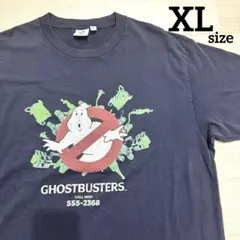 ゴーストバスターズ Tシャツ ダークブルー　古着