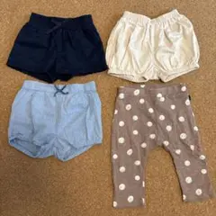 ボトムス4枚セット　80〜90