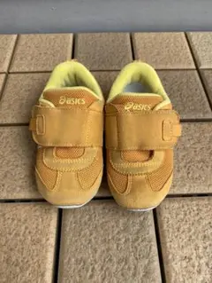 asics キッズスニーカー イエロー 15cm