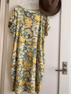 超美品　スタジオクリップ　花柄チュニック　ワンピース　ニコアンド