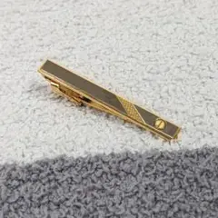 【ダンヒル】ネクタイピン　Dunhill　ゴールド　シルバー　ロゴ　ワンポイント