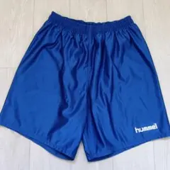 hummel ハーフパンツ Mサイズ ブルー 日本製 スポーツ