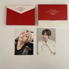 BTS テテ V 公式 トレカ LYS ミニフォト 2種 セット 金髪