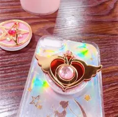 大人気♡ セーラームーン クライシスムーン ポップソケット 可愛い キラキラ