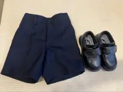 ネイビーショートパンツと靴セット