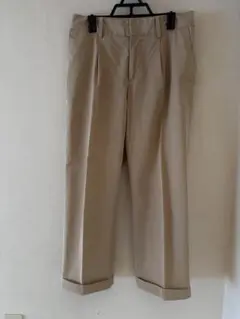 マーガレットハウエル　mhl コットンタックパンツ　サイズ１　クリーニング済
