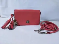 コーチ　本革　ターンロック　19914 ミニショルダーバッグ