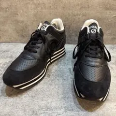 ✨️極美品✨️ NONEME ノーネーム スニーカー 厚底 レザース エード 黒