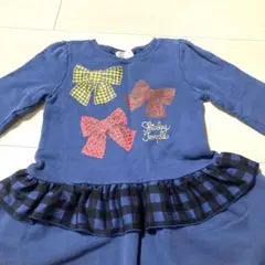 ワンピース シャーリーテンプル リボン プリント