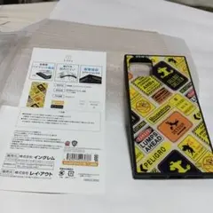 トムとジェリー警告標識デザイン.KAKU. iPhone11.スマホカバー
