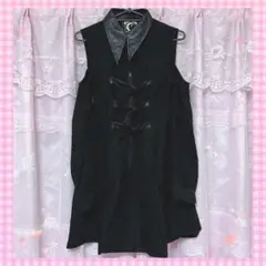 killstar qooza オフショル レザー ワンピース パンク 地雷