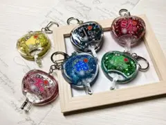 ファンサうちわ風　レジン推しキーホルダー