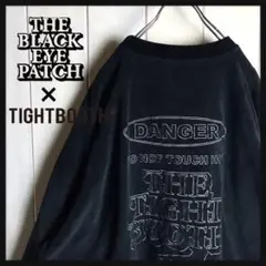 【超限定コラボ】ブラックアイパッチ×タイトブース☆両面ロゴ入りベロアスウェット