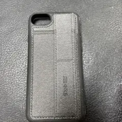 デニム風 iPhoneSE ケース グレー