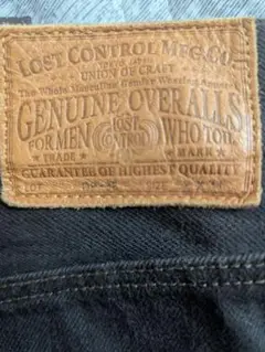 LOST CONTROL MFG. CO. ブラックデニム 古着