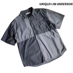 UNIQLO JW ANDERSON バイカラー・綿100% 半袖シャツ761