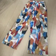 BAYCREW'S 柄ワイドパンツ