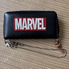 MARVEL ブラック 財布　美品　長財布