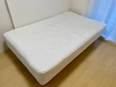 ⭐︎値引き中【美品お買得】無印良品 セミダブルベッドとベッド下収納ケース4個セット