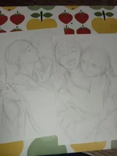 手描きイラスト　落書きまとめラスト