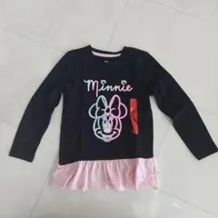ミニーマウス Tシャツ 6号 黒・ピンク