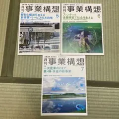月刊 事業構想 2024年3冊 5.6.7