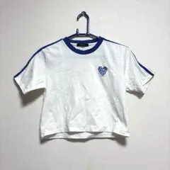 CHIP CLIP チビTシャツ ホワイト ブルー Mサイズ