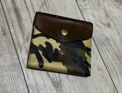 ILBISONTE カモフラージュ レザー 二つ折り財布