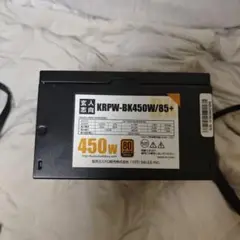 玄人志向 KRPW-BK450W/85+ 450W 電源ユニット