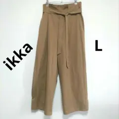 ikka レディースワイドパンツ Lサイズ