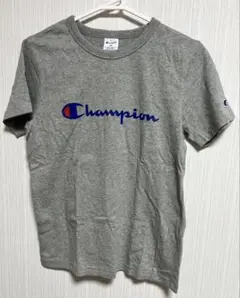 champion チャンピオン　半袖Tシャツ　グレー　ロゴ　男の子