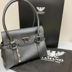 I6-005 HAMANO濱野　本革ハンドバッグ トートバッグ シュリンクレザー
