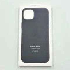 Apple iPhone 14 Plus ミッドナイト レザーケース 純正品