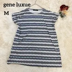 【ジェネラグジェ】gene luxue 半袖シャツ カットソー 総柄 M