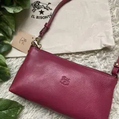 新品✨ IL BISONTE イルビゾンテ ショルダーバッグ レッド