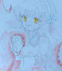 【原画】オリジナル　手描き　アナログ　イラスト