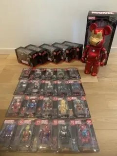 ベアブリック marvel アイアンマン 一番くじ