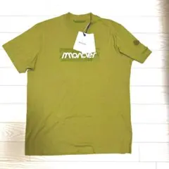 MONCLER オリーブグリーン Tシャツ XL boxロゴ　モンクレール