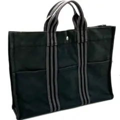 【中古良品】正規品 エルメス フールトゥMM トートバッグ A4収納可 ブラック