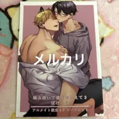 噛み砕いて愛をおしえて 3巻 アニメイト 特典 リーフレット