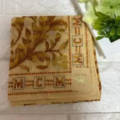 ✨新品未使用✨MCM ハンカチ 綿100% サイズ…47×47cm