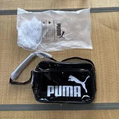 PUMA ブラック バッグ Lサイズ 約28×21cm 新品未使用