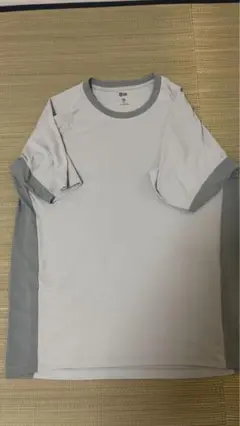 UNIQLO XL ホワイト グレー Tシャツ