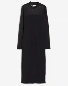 H&M シアー ジャージー ワンピース