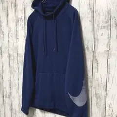 NIKE ドライフィットフーディ　パーカー　 プルオーバー　L ネイビー