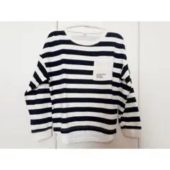 ボーダーロングスリーブTシャツ　130