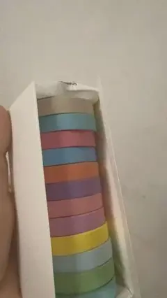 カラフルマスキングテープ10個セット