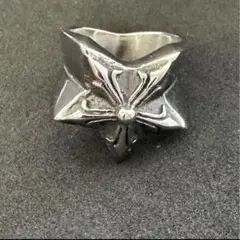 シルバー　スターリング 五芒星 リング　　ステンレス　21号　新品未使用